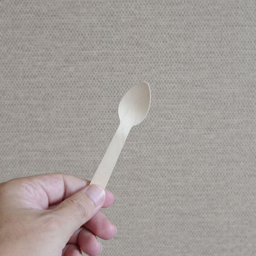 木製スプーン 110mm 1000本（MYC木製カトラリー） ｜紙コップ