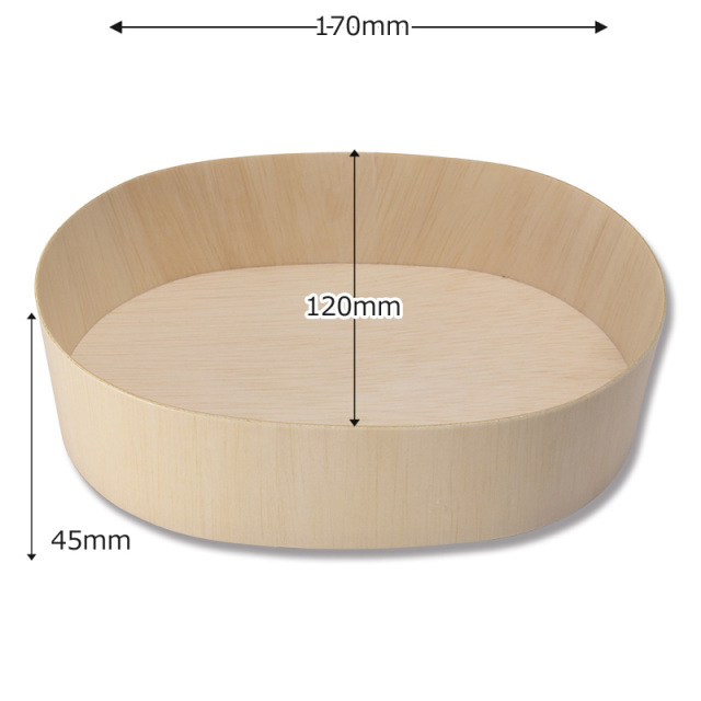 FALCATA BOX 楕円120×170本体 300個