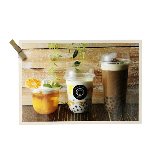 VERSION OF YOU. カップ付き5分丈 M U底PPカップ 16オンス 500ml 95口径 1000個｜紙コップ・プラカップ