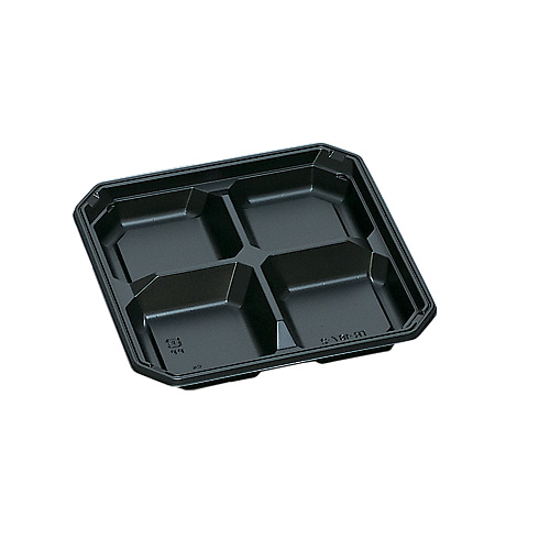 弁当容器 TR-187-2H 黒 600枚