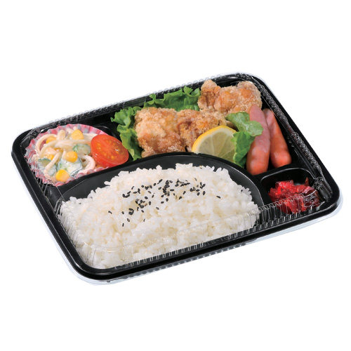 弁当容器 TS-165H 黒 600枚