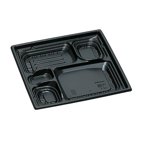 弁当容器 巧膳22-1H  黒 600枚
