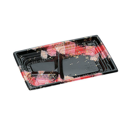 弁当容器 巧膳23-15-1H  華やぎ赤 900枚