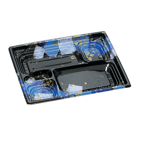 弁当容器 巧膳23-20-6H  華やぎ青 600枚