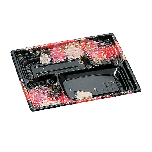 弁当容器 巧膳23-20-6H  華やぎ赤 600枚