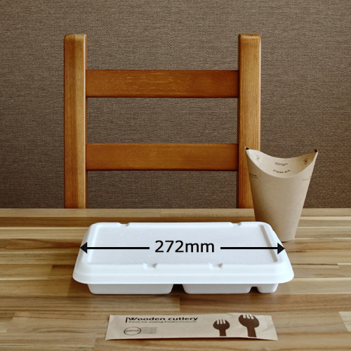 紙製弁当容器 P-2 本体 白 600枚