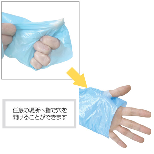 ポリエチレン防護ガウン 250枚（日本製）