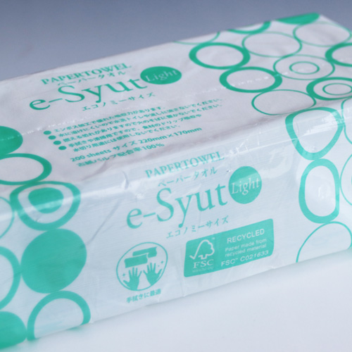 ペーパータオル e‐Syut Light（エシュットライト） エコノミー 49冊