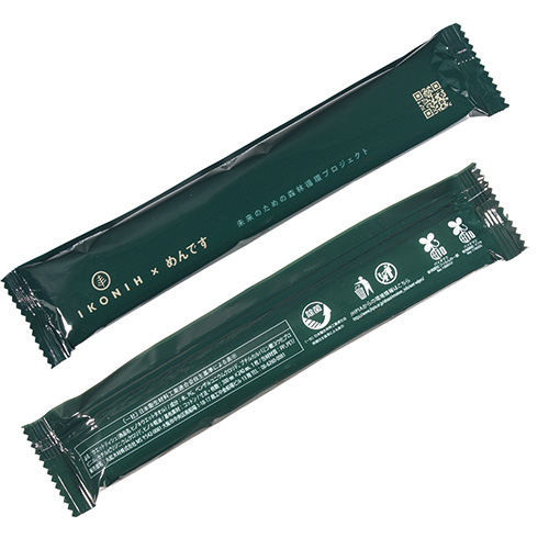 ヒノキウェットタオル IKONIH × めんです 800本