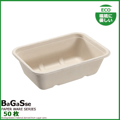 バガス REC BOX 650ml 50枚