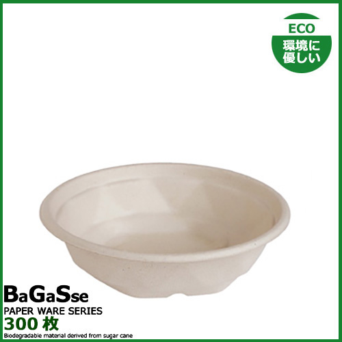 バガス ダイヤボウル 500ml 300枚