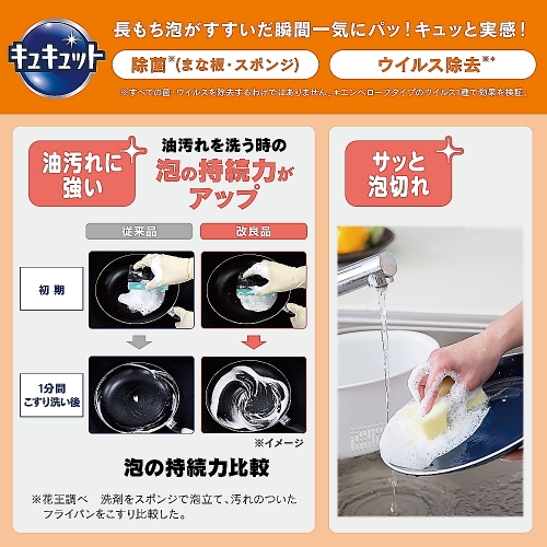 キュキュット 業務用 4.5L×4本