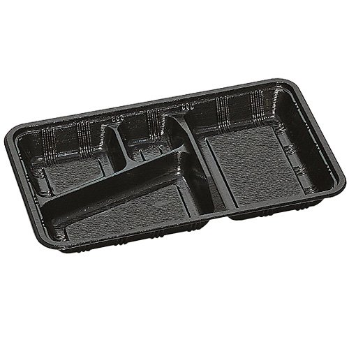 福助工業 0576281 LC-625 黒（かぶせフタ付）400セット（電子レンジ不可）