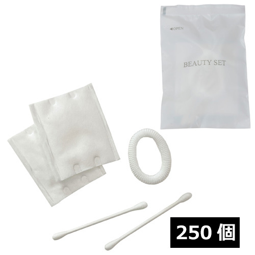 コトンEセット（MATTE）ヘアバンド白 250個