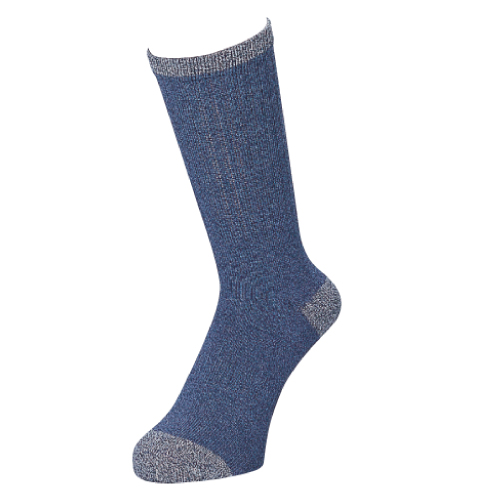 6210 のびのびソックス 先丸 3面杢 5足組×5束（25足）
