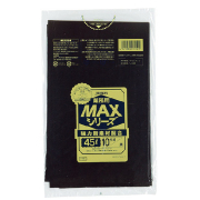 黒色_ゴミ袋45L_HD厚み0.015×650×800mm［黒］10枚（非食品用）（包装デザインは変わる場合が御座います。）