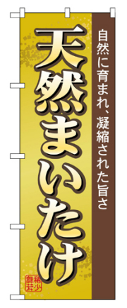 『メーカー取寄せ品 入荷次第発送』のぼり 2707 天然まいたけ