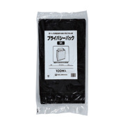 プライバシーパック M 黒 0.01×350（220）×450＋マチ65mm 100枚