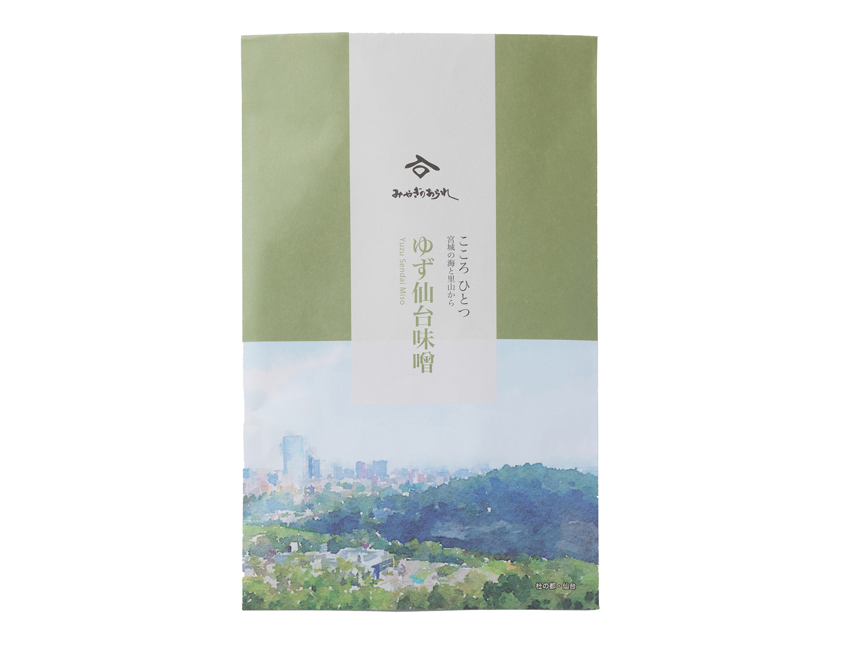 みやぎのあられ　こころひとつシリーズ　ゆず仙台味噌