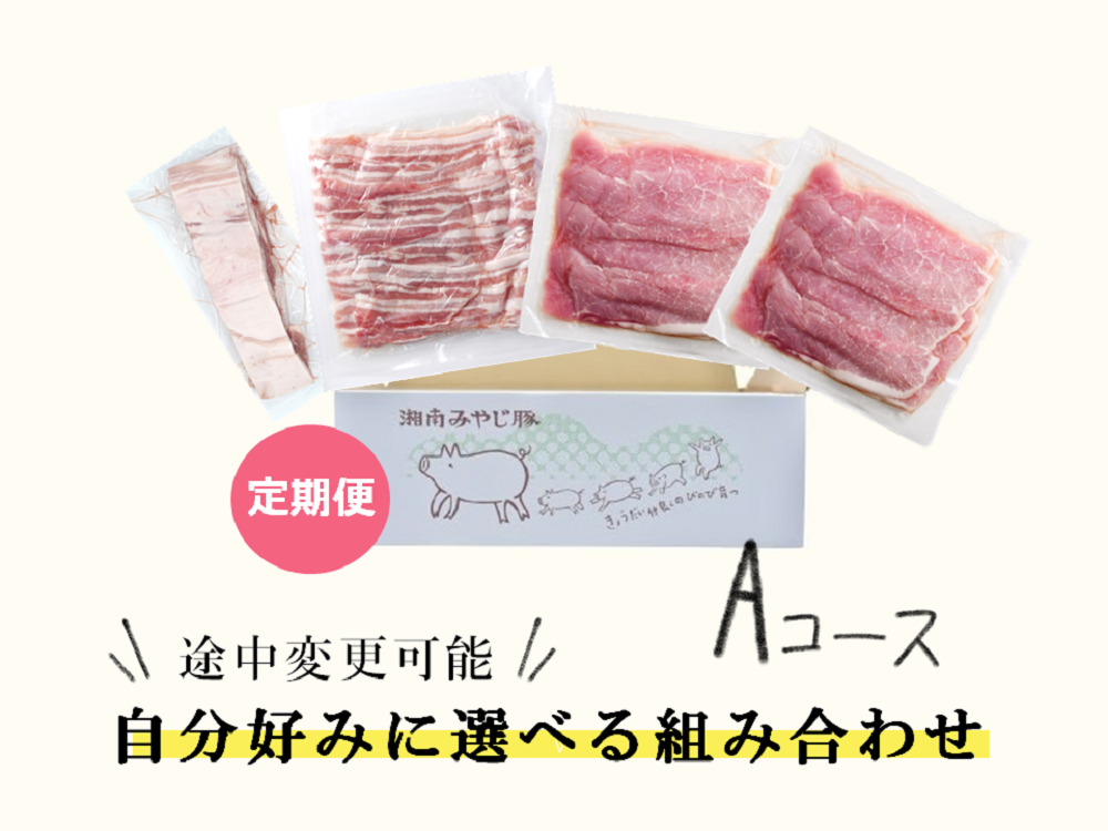 【定期購入】みやじ豚応援隊コース【バラ400g/もも400g/ロース560g】※内容はバリエーションに準ずる※