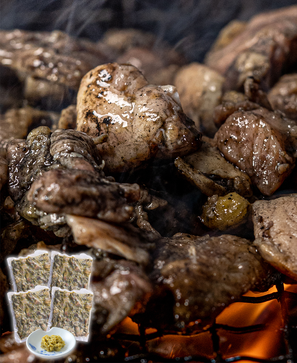 炭火焼鶏セット（500g×4） 栗山ノーサン