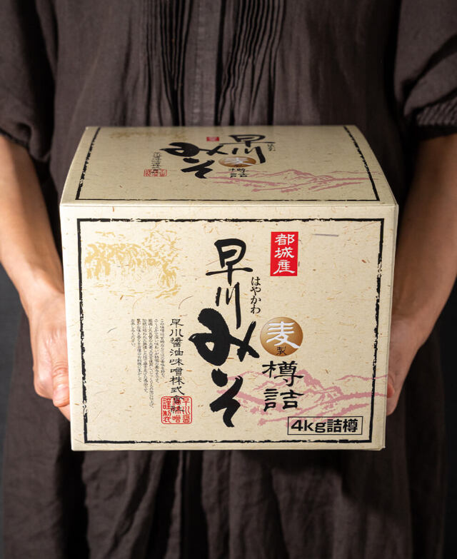 4kg 麦みそタル 早川しょうゆみそ みやこんじょ産直LiveShopping