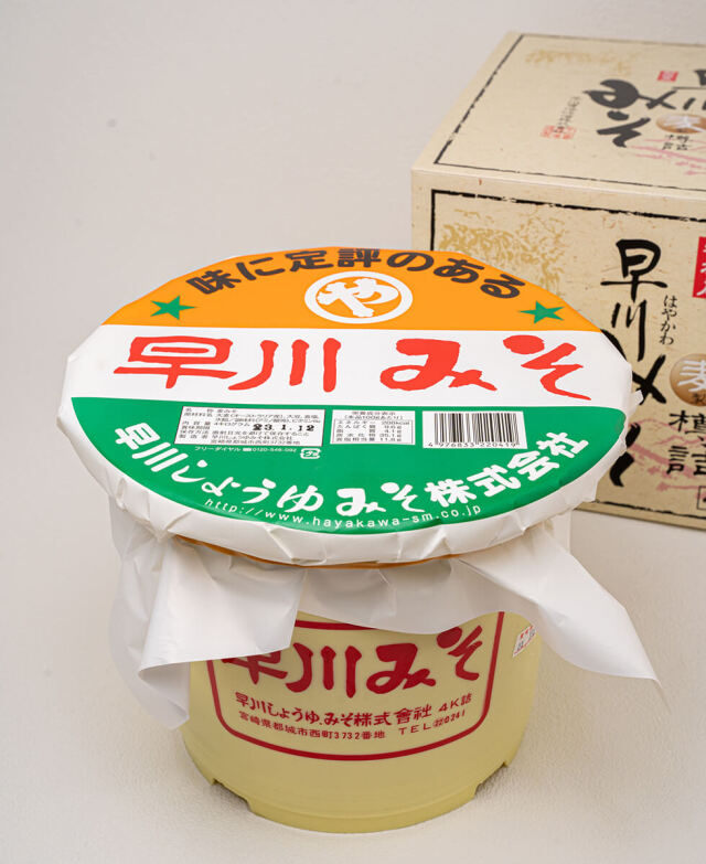 4kg 麦みそタル 早川しょうゆみそ みやこんじょ産直LiveShopping