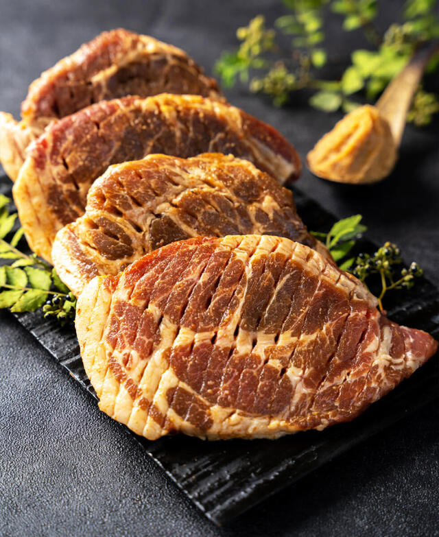 宮崎県産豚味噌頭漬け10枚セット 一真 みやこんじょ産直LiveShopping