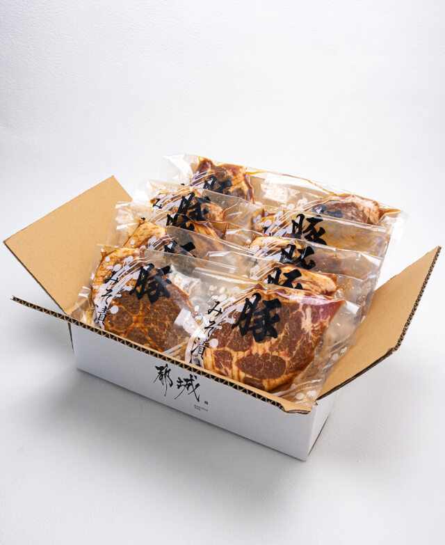 宮崎県産豚味噌頭漬け10枚セット 一真 みやこんじょ産直LiveShopping