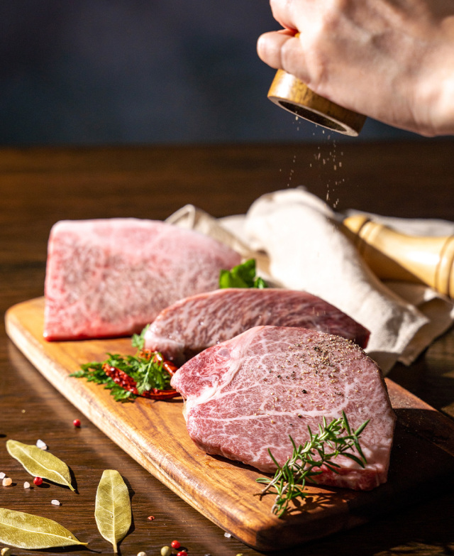 九州産プチステーキ食べ比べ 一真 みやこんじょ産直LiveShopping