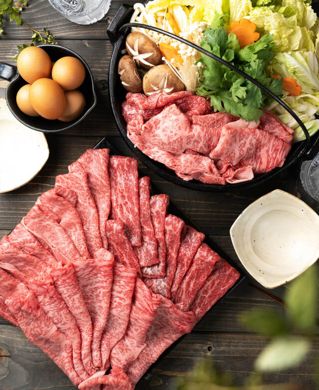宮崎牛すき焼き食べ比べセット 一真 みやこんじょ産直LiveShopping