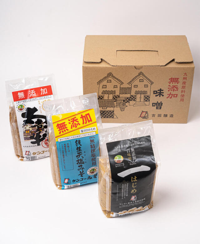 みやだいずみそ3兄弟 ケンコー商品工業  みやこんじょ産直LiveShopping