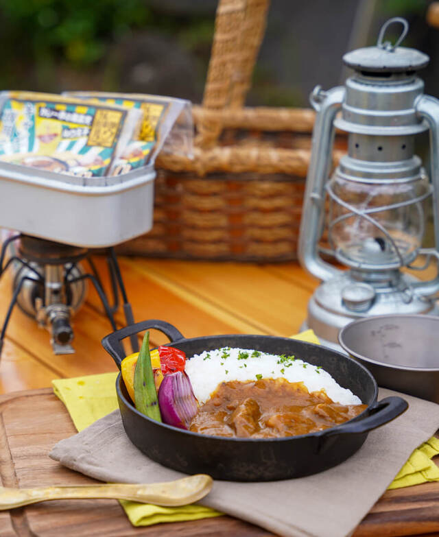 キャンプ専用カレー6食セット カレー倶楽部ルウ みやこんじょ産直LiveShopping