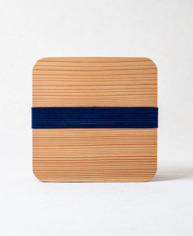 都城杉弁当箱(正方形) サンセラクリプト みやこんじょ産直LiveShopping