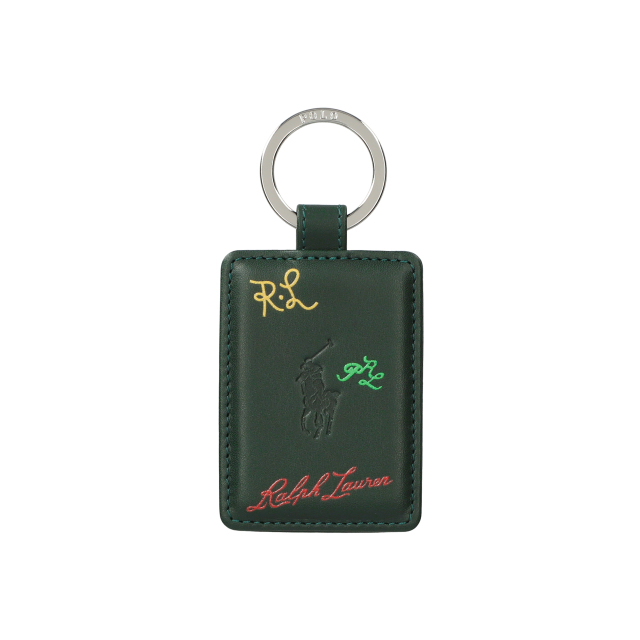 POLO RALPH LAUREN BEAR LEATHER KEY RING ポロ・ベアー