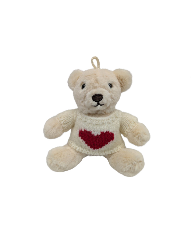 BEAR FRIENDS グローブホルダー ベージュ/レッド