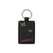 極美品 ラルフローレン 折りサイフ ロゴ金具 レザー ブラック store-goods_ab-455300