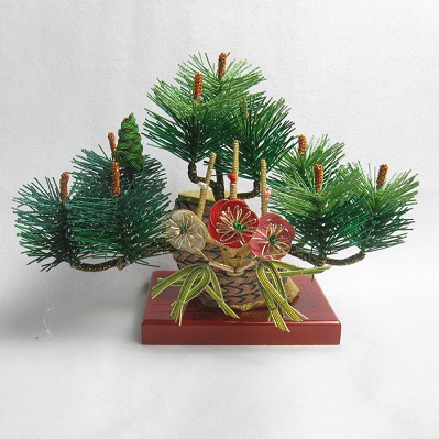 慶事、お祝い、開運　松竹梅　水引 水引祝い飾り 松竹梅 5本入 (お祝い事 飾り ディスプレイ