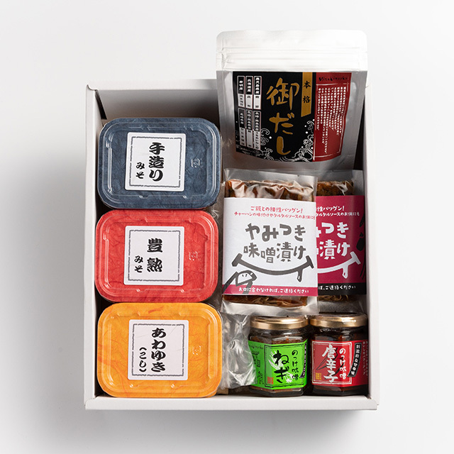 味噌と御だしとご飯のお供セット