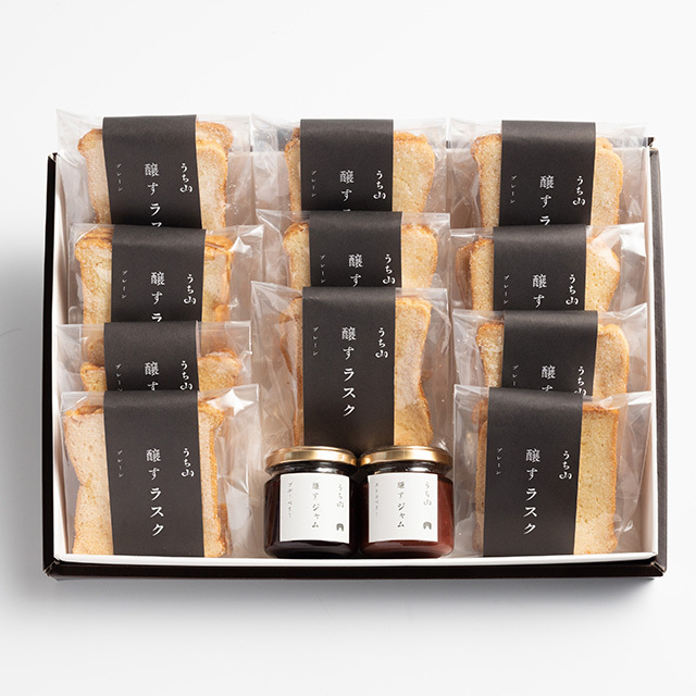 ラスクとジャムセット