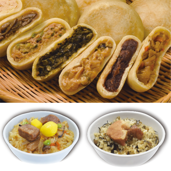 おやきとおこわ