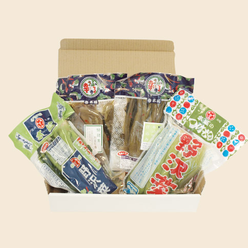 選べる野沢菜4個セット（送料無料）