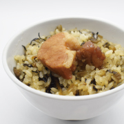 野沢菜おこわ