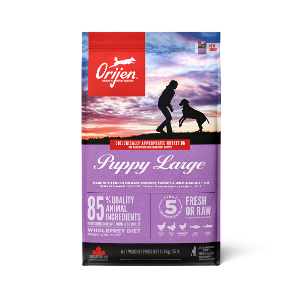 リニューアルオリジンドッグフード　パピーラージブリード11.4ｋｇ