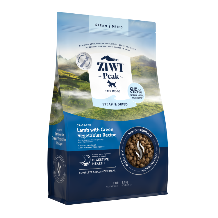 ジウィピークドッグ　スチーム＆ドライ ラム3.2kg