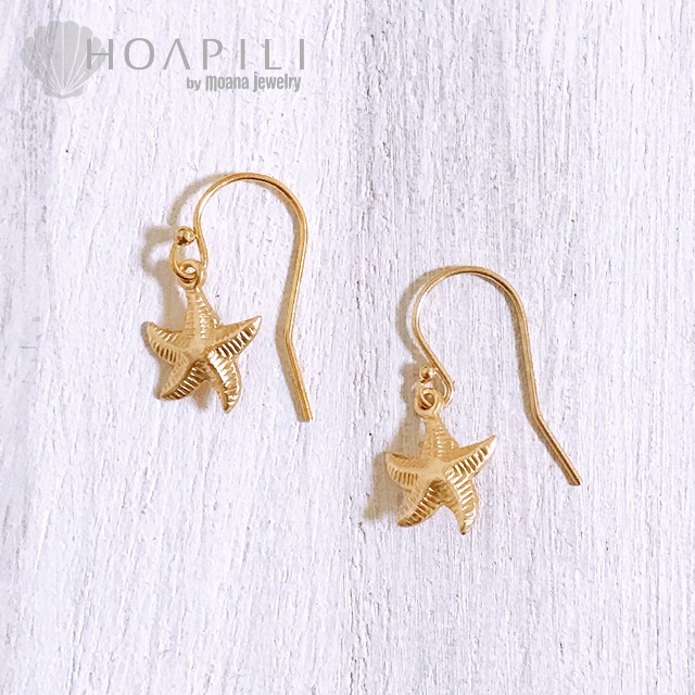 hp_p183　14KGF　ヒトデピアス♪　Star Fish