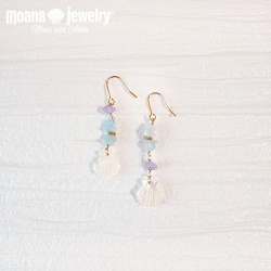 moana_p360　海を感じるピアス　sea shell