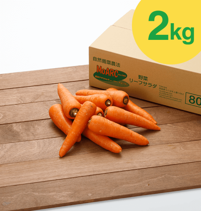 無農薬にんじん[ジュース用・無農薬/無化学肥料] (2kg)