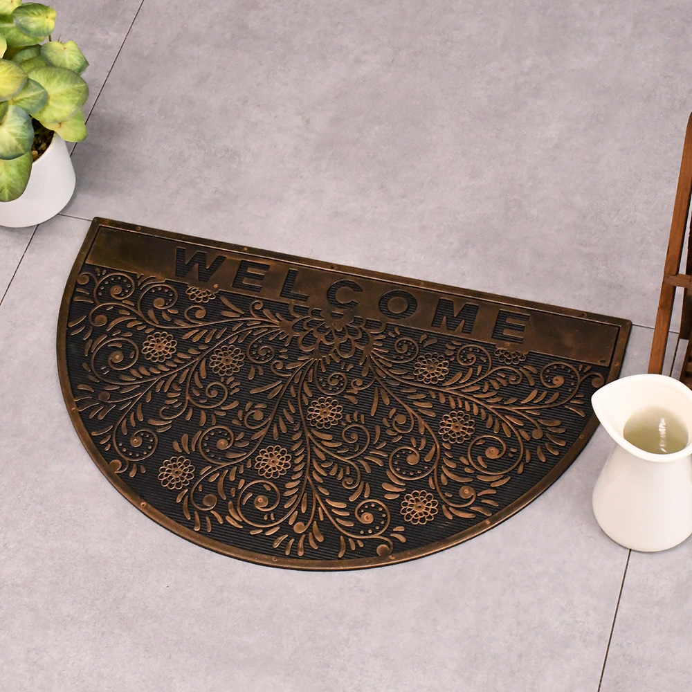 玄関マット ラバーマット 屋外 おしゃれ エントランスマット ドアマット 玄関 welcome ウェルカム ゴム 泥落とし 外 玄関ラバーマット 75×45cmタイプ 屋外用 ドアマット