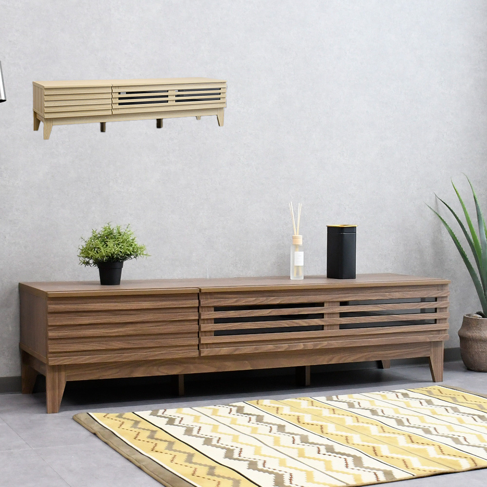 テレビ台 テレビボード ローボード ルーバーデザイン 150 収納 テレビ